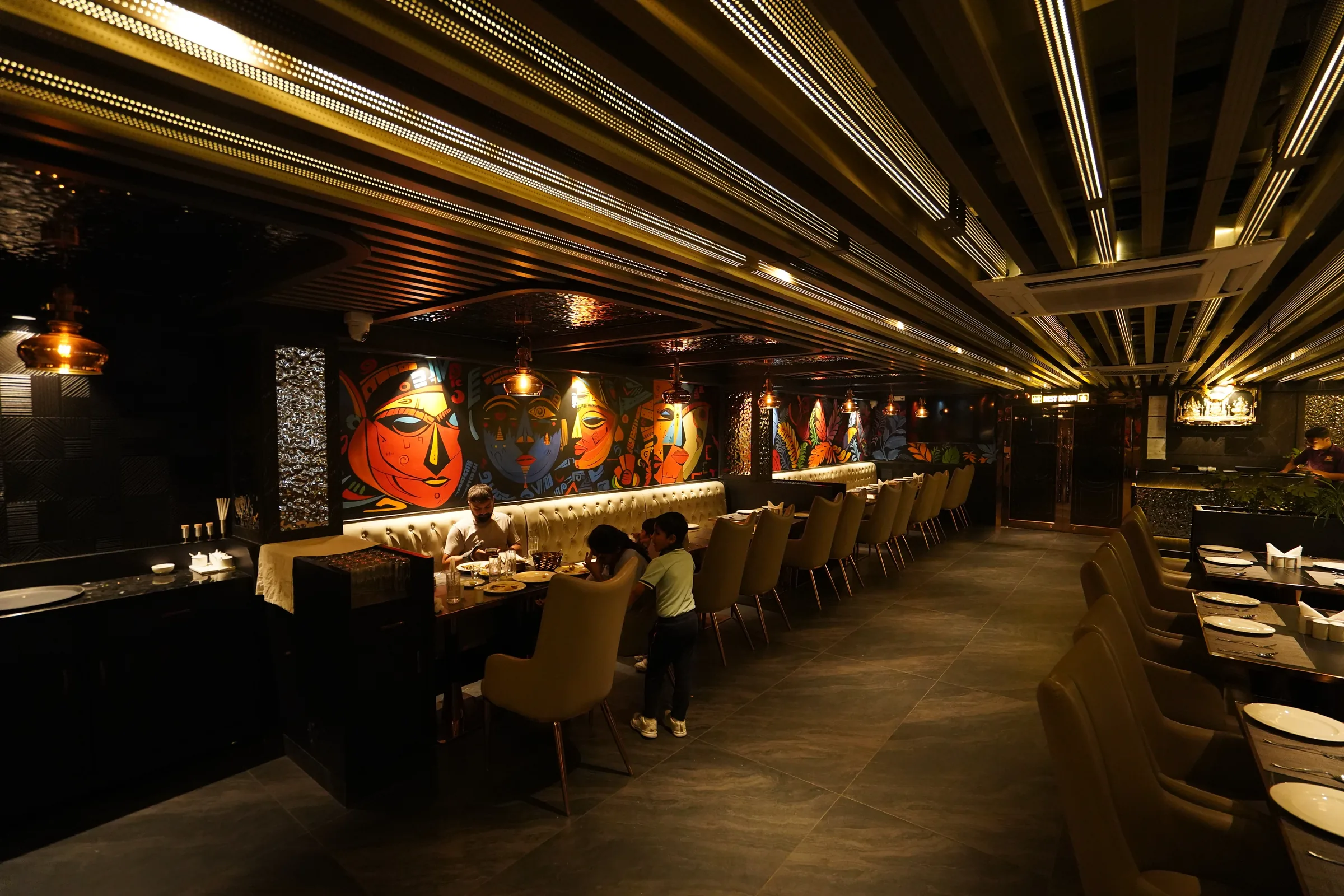 Guests enjoying an evening at Lotus Lounge