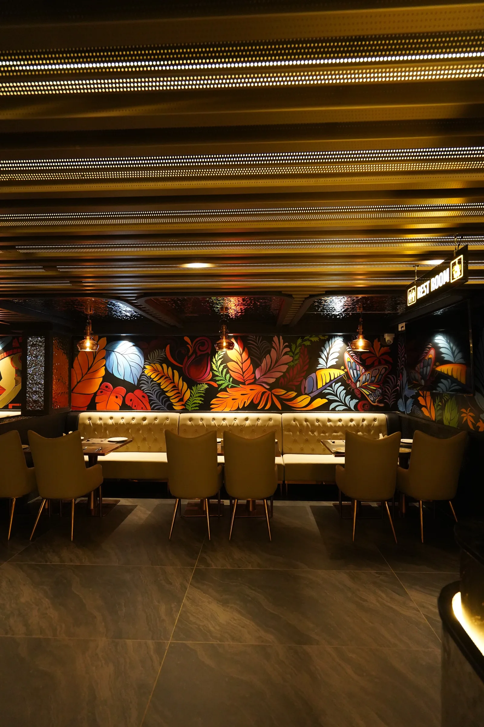 Premium lounge setting and decor